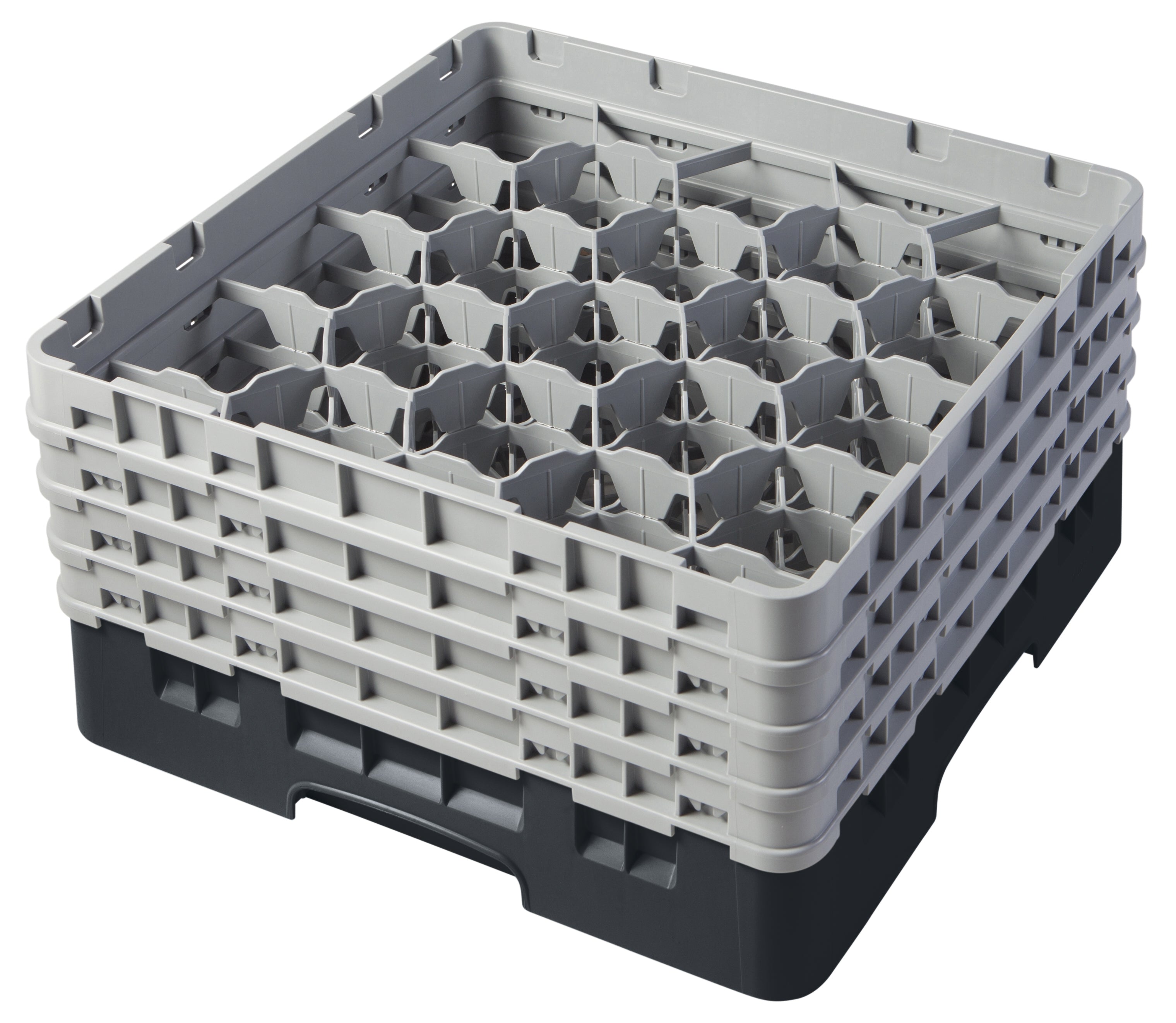 Cambro Camrack® 20-Fächer - Spülkorb mit 4 Extender 500 x 500 x 267 mm, 1 Stück im Karton - 20S800110