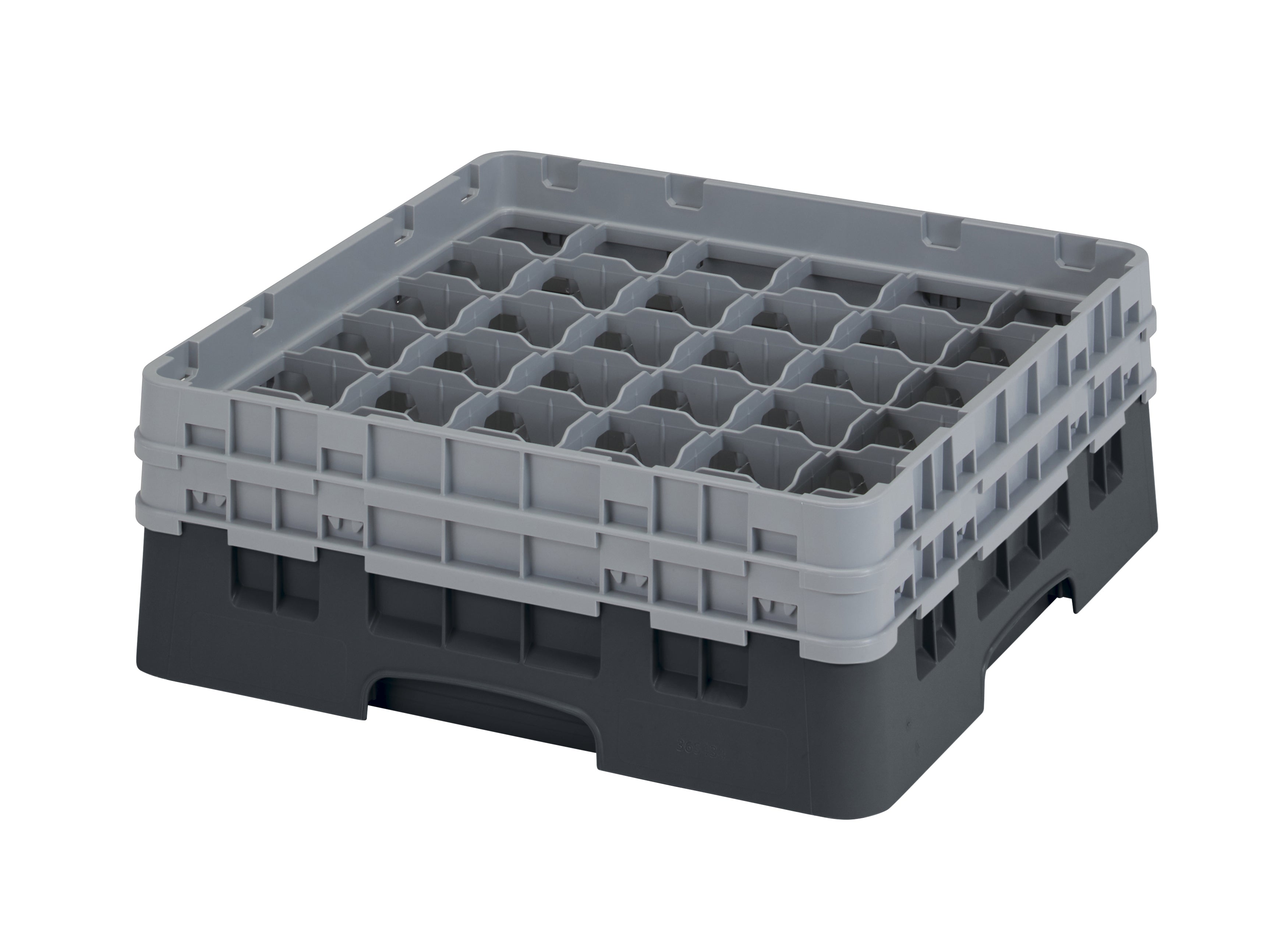 Cambro Camrack® 36-Fächer - Spülkorb mit 2 Extender 500 x 500 x 184 mm, 1 Stück im Karton - 36S434110