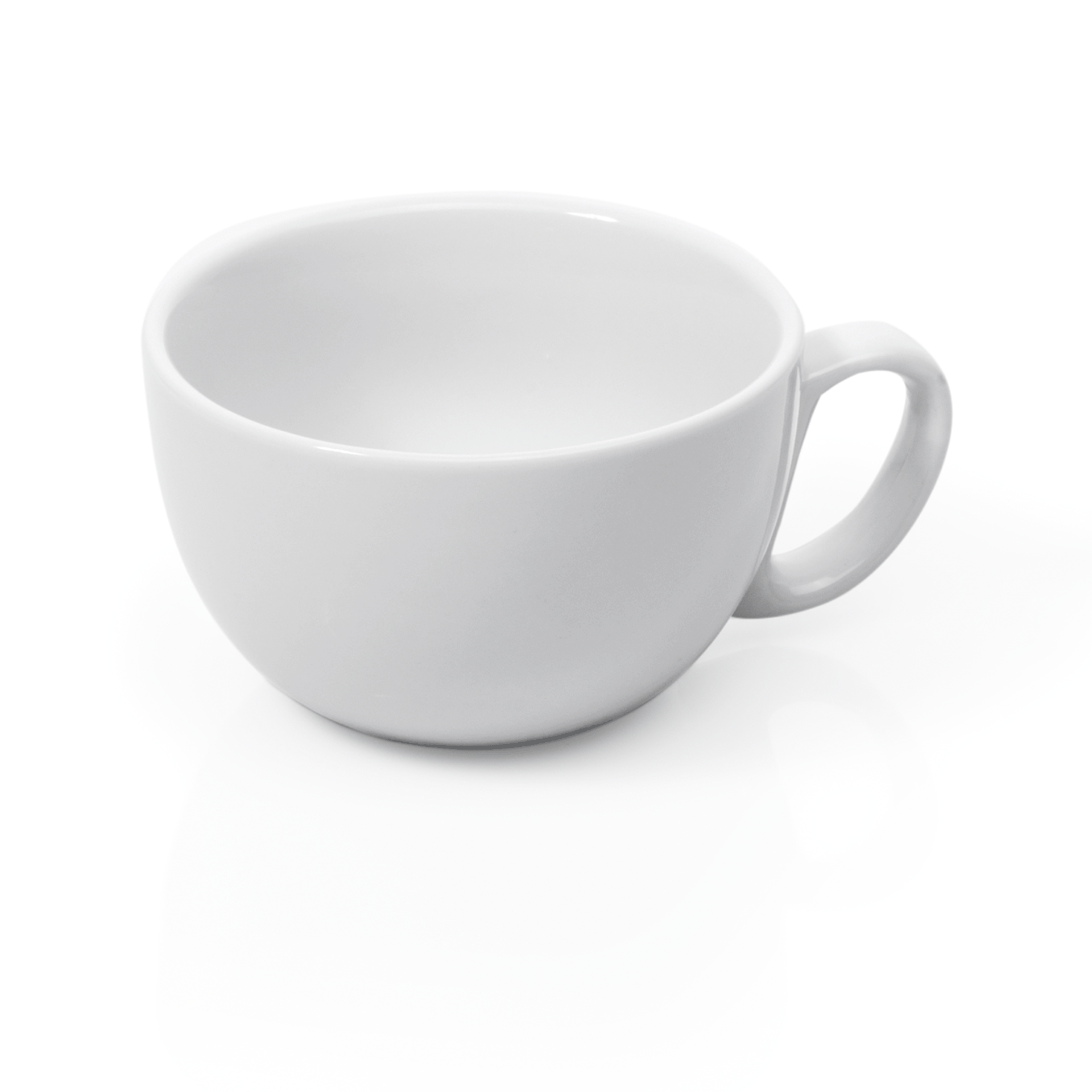 WAS Germany 6x Caffé Latte, Porzellan, Weiß, Serie Italia, 350ml (4999035)