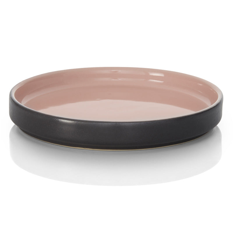 WMF 6x Teller, Flache Ausführung, Serie GEO, Rose, Durchmesser 14cm