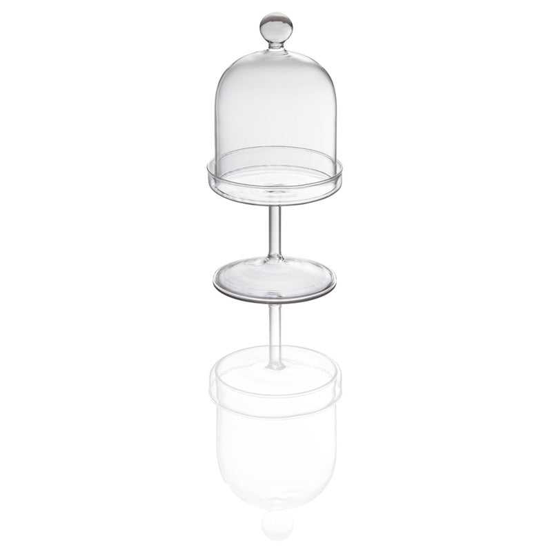 WMF 1x Cloche Glas auf Fuß, Serie STYLE LIGHTS, Höhe 21cm