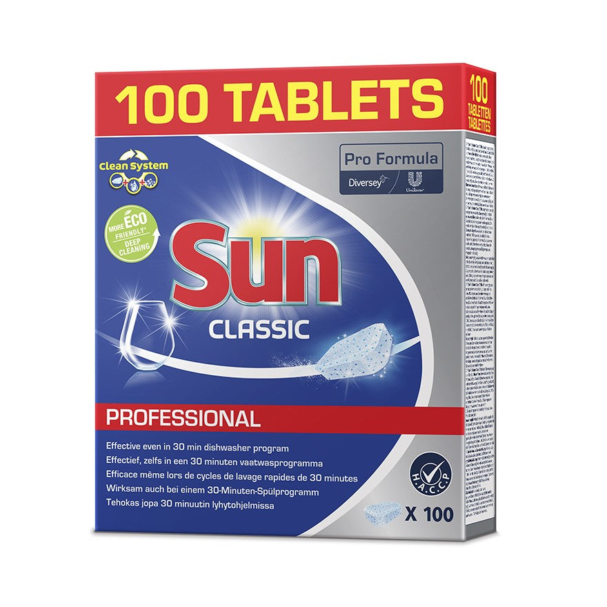 Diversey Sun Professional Classic Tabs 6 x 100 Tabs im Karton