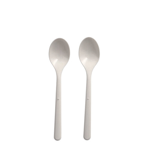 Papstar 1.000 "Circulware by Haval" Kaffeelöffel extra stabil, Material: Bio-PP, Länge: 13cm, Farbe: weiß