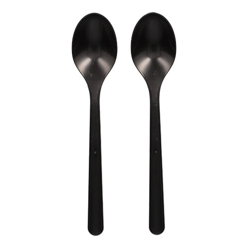 Papstar 1.000 "Circulware by Haval" Löffel extra stabil, Material: Bio-PP, Länge: 18,5cm, Farbe: schwarz