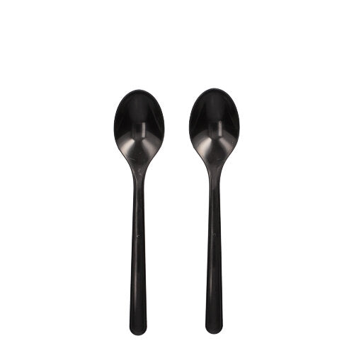 Papstar 1.000 "Circulware by Haval" Kaffeelöffel extra stabil, Material: Bio-PP, Länge: 13cm, Farbe: schwarz