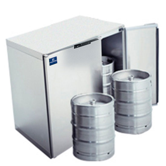 Mastro Fässerkühlbox 4x 50 Liter aus Edelstahl, ohne Kühlaggregat