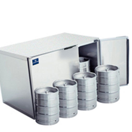 Mastro Fässerkühlbox 8x 50 Liter aus Edelstahl, ohne Kühlaggregat