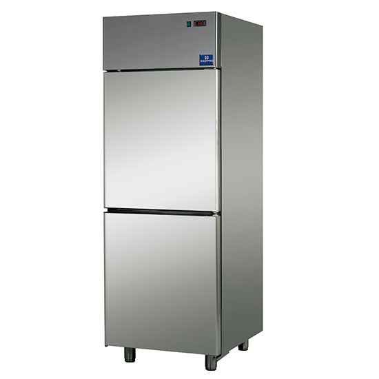 Mastro Kühlschrank 600 Liter aus Edelstahl mit 2 Türen, 0°/+10°C DOMSYSTEM