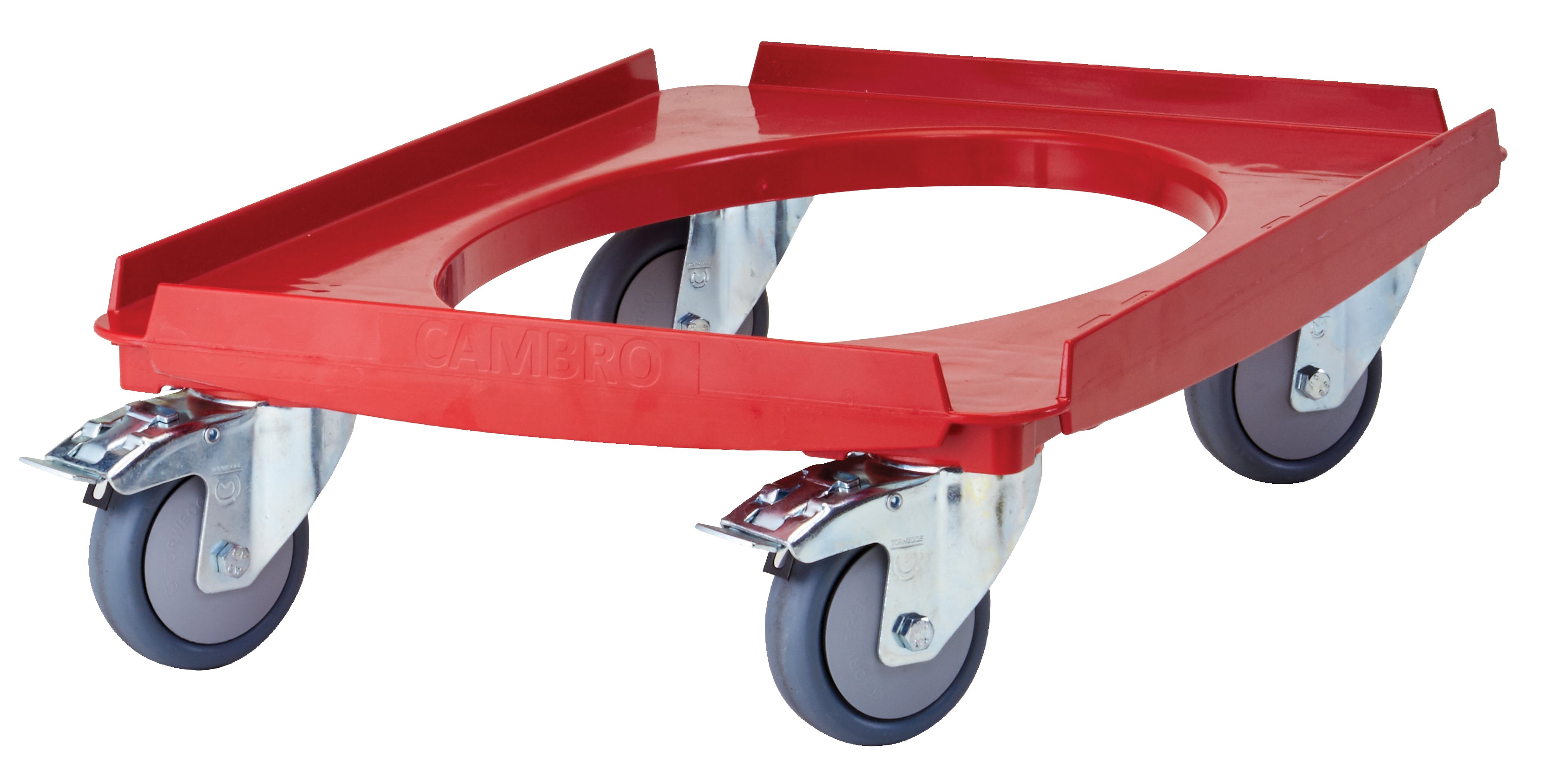 Cambro Camdolly Transportwagen rot, passt unter alle EPP Boxen GN 1/1, 1 Stück im Karton - CD3253EPP158