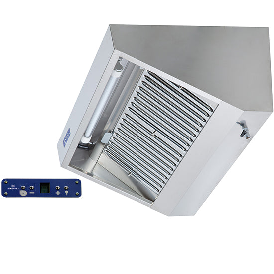 Mastro Wandhaube Snack mit Motor, Beleuchtung und Drehzahlregler, 1000x900 mm