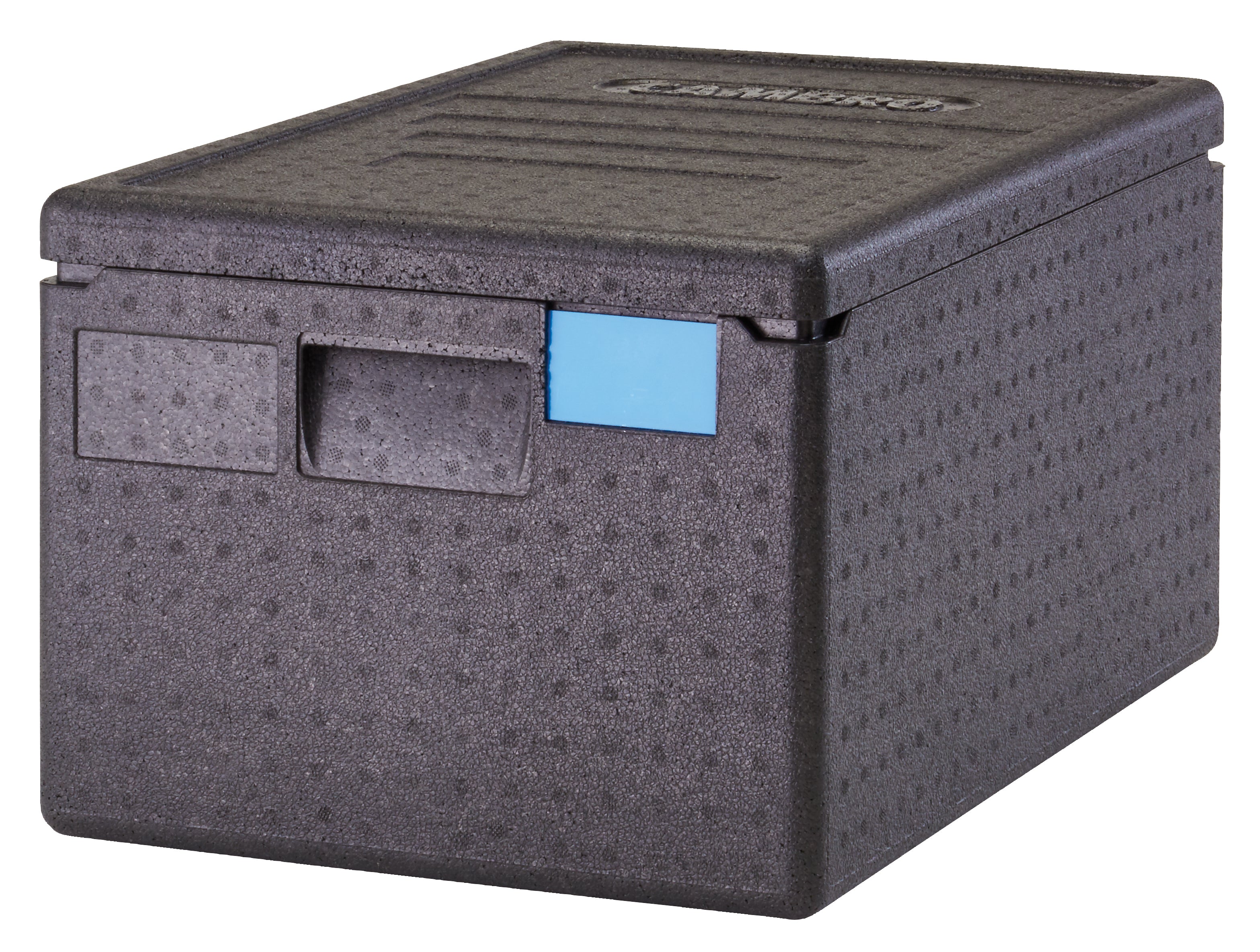 Cambro Cam GoBox® Toplader, Transportbox schwarz, passend für GN 1/1 200 mm tief, 1 Stück im Karton - EPP180110