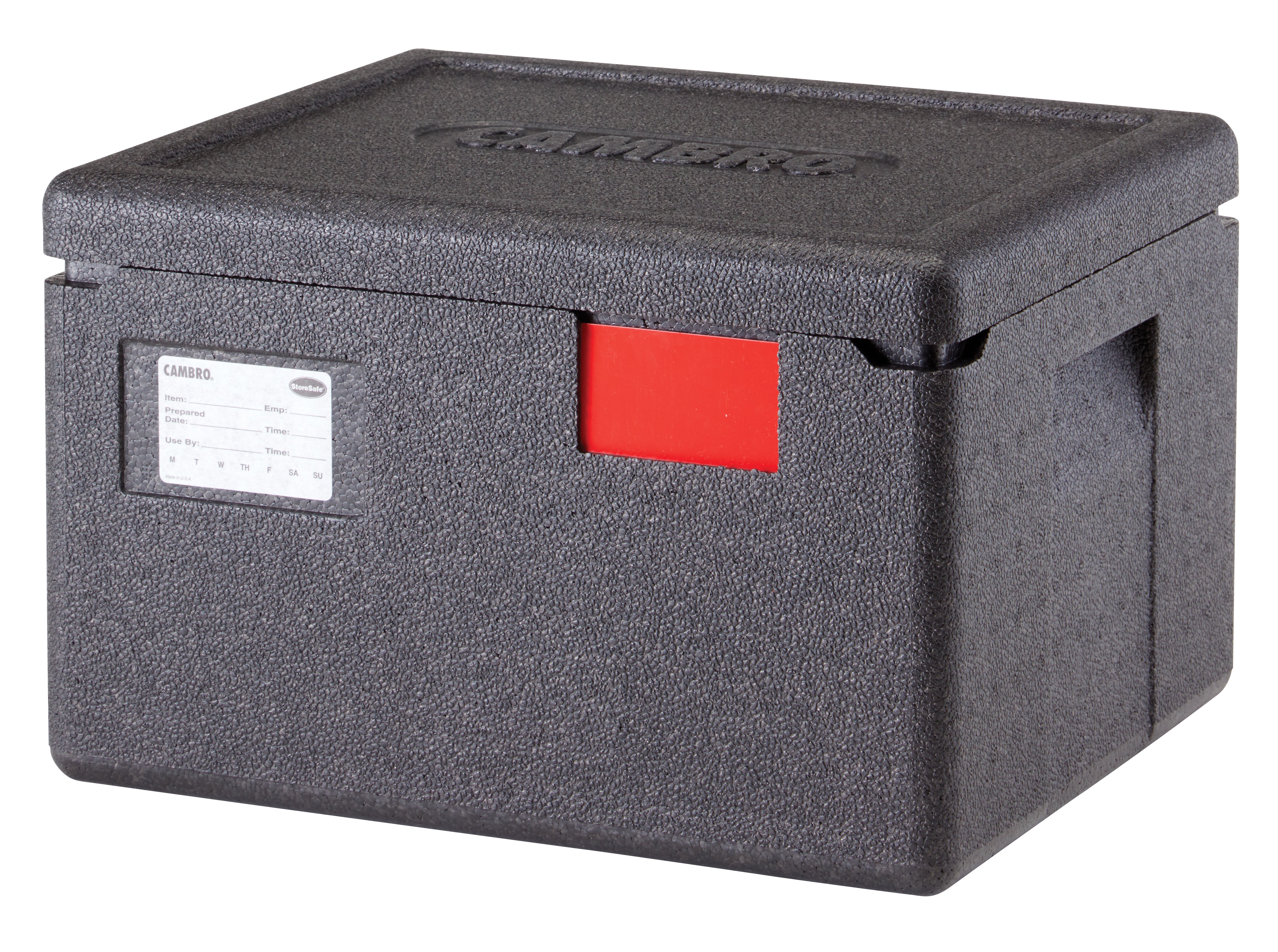 Cambro Cam GoBox® Toplader, Transportbox schwarz, passend für GN 1/2 150 mm tief, 1 Stück im Karton - EPP260110