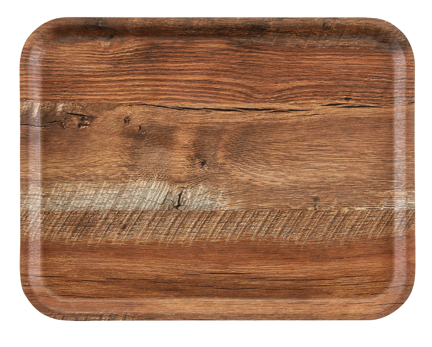 Cambro Madeira – Laminierte Schichtstofftabletts mit texturierter Oberfläche - rechteckig 24 x 35 cm, 24 Stück im Karton - MA2435E87