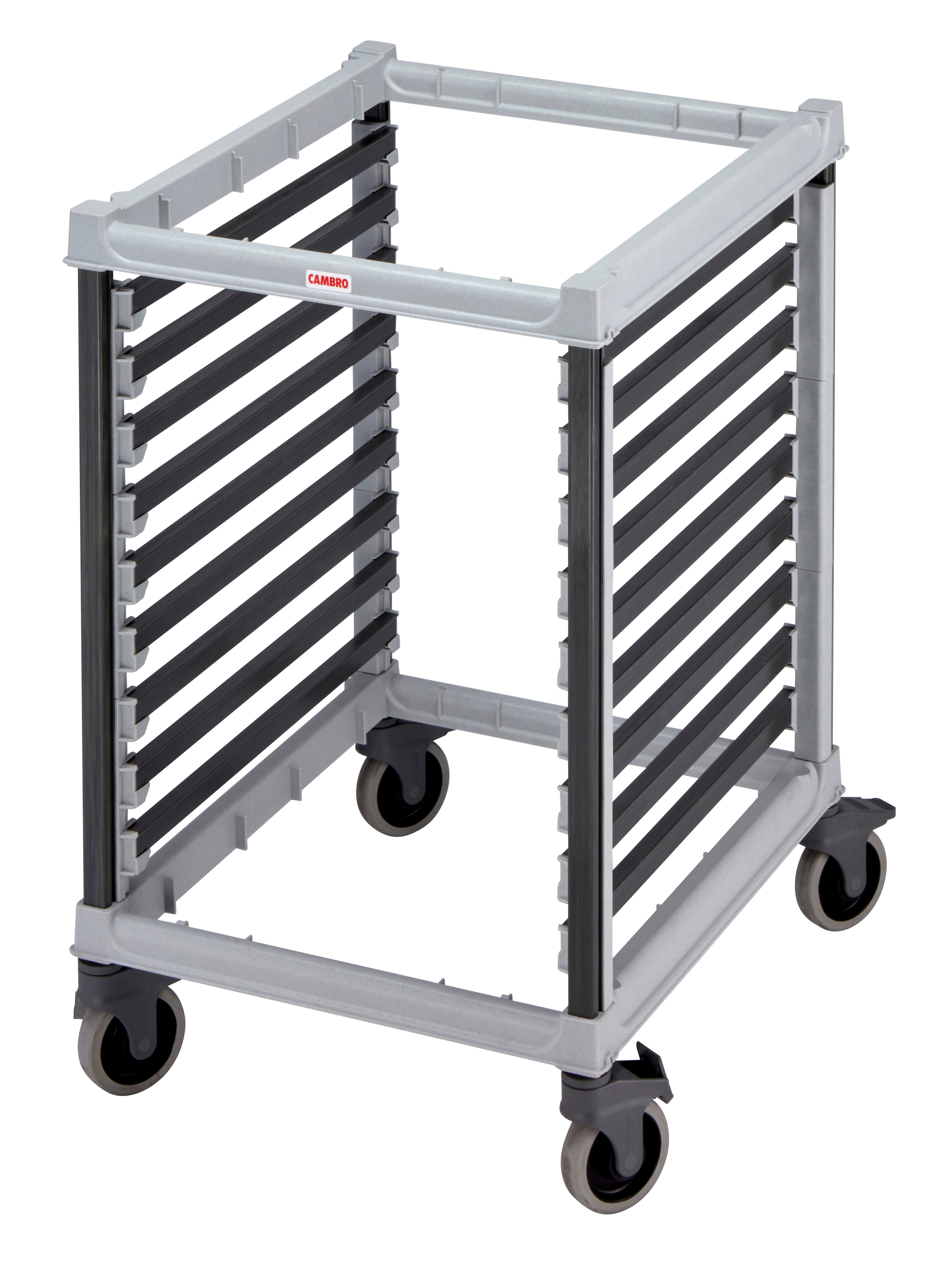Cambro Camshelving® GN 2/1 Transportwagen, niedrige Ausführung, fasst 18x GN -Behälter 1/1-6,5 cm tief, 1 Stück im Karton - UGNPR21H18480